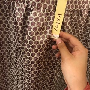 Etsy Purple and white pocadot dress